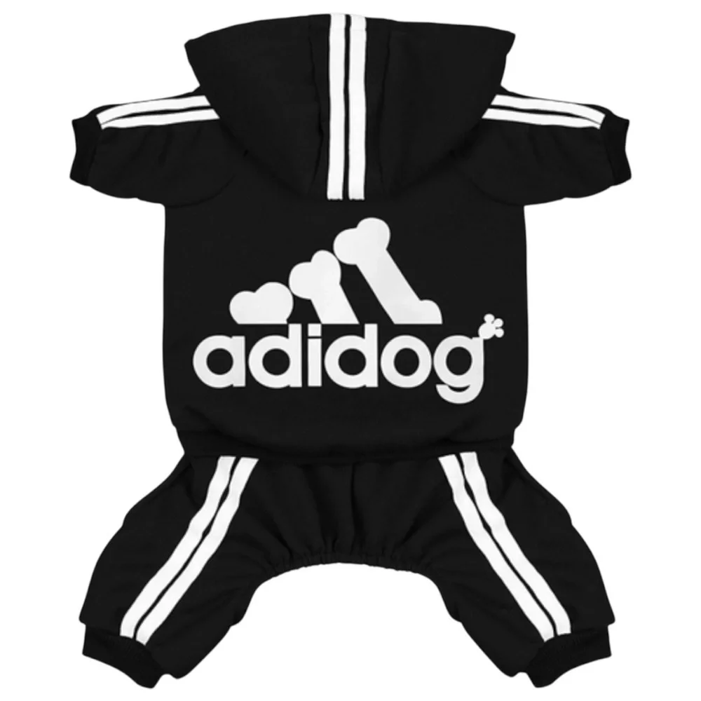 ADIDOG Tracksuit with Hoodie in Black - BRAND NEW